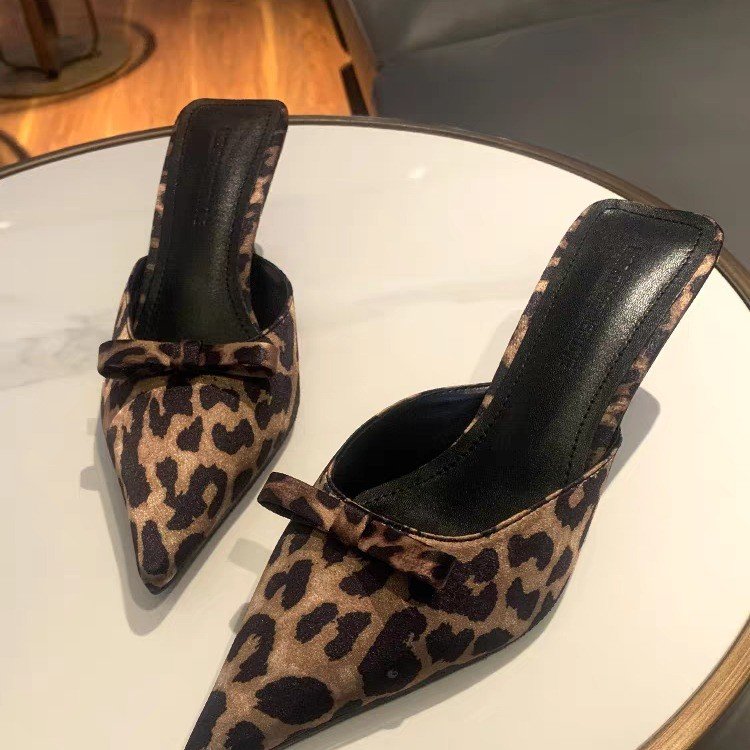 Wedding Fx - Chaussons à talons hauts pointus imprimé