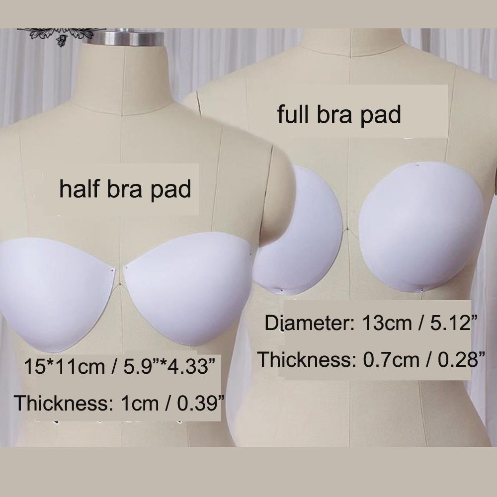 Wedding Lulu - 2 paires de coussinets de soutien-gorge