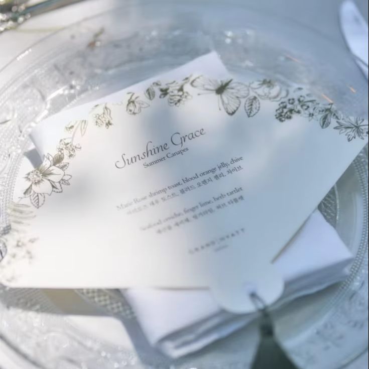 Wedding Supply Business - Carte de mariage personnalisée, Menu de