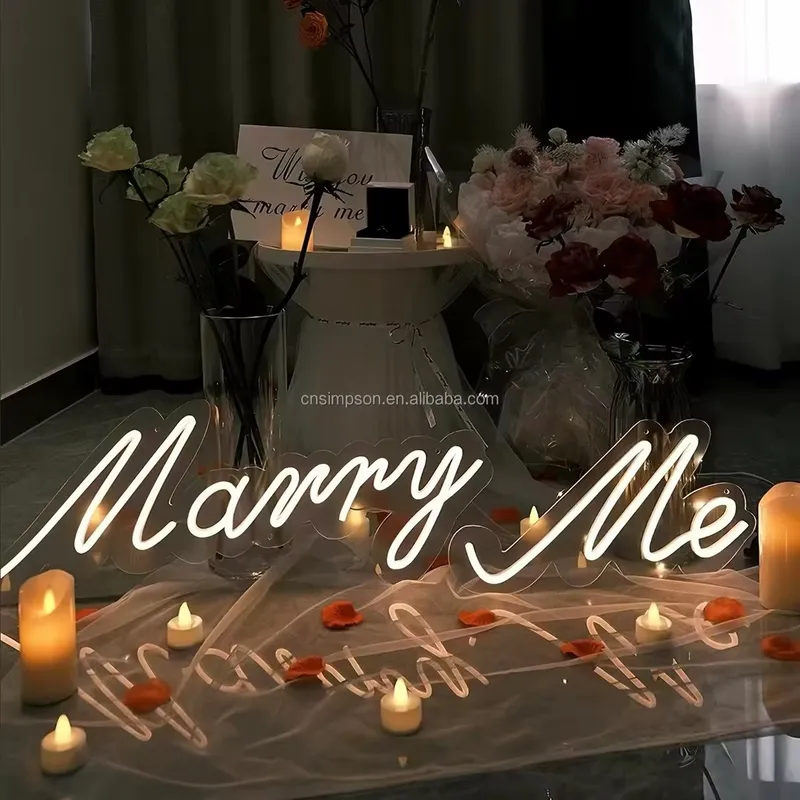 Enseigne néon LED flexible, dé - Wedding Supply Rentals avis et prix
