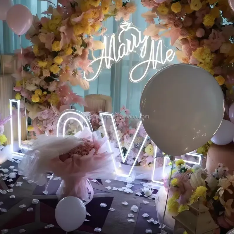 Enseigne néon LED flexible, dé - Wedding Supply Rentals avis et prix
