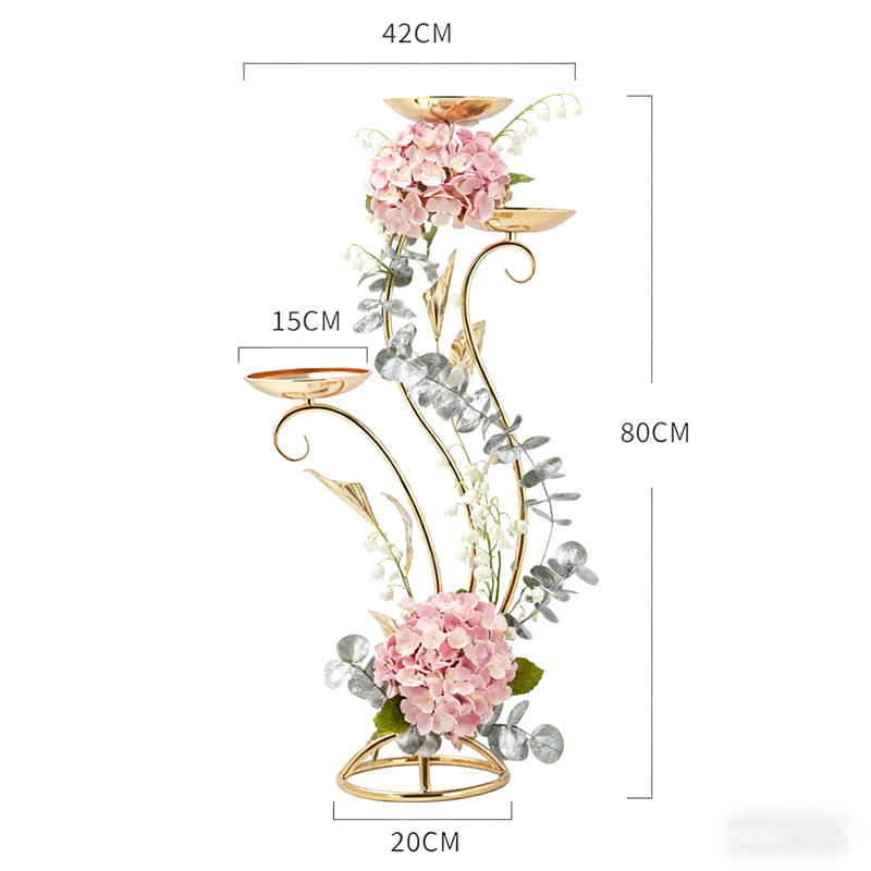 Support de fleurs doré pour ma - Wedding Decor Supply Store avis et prix