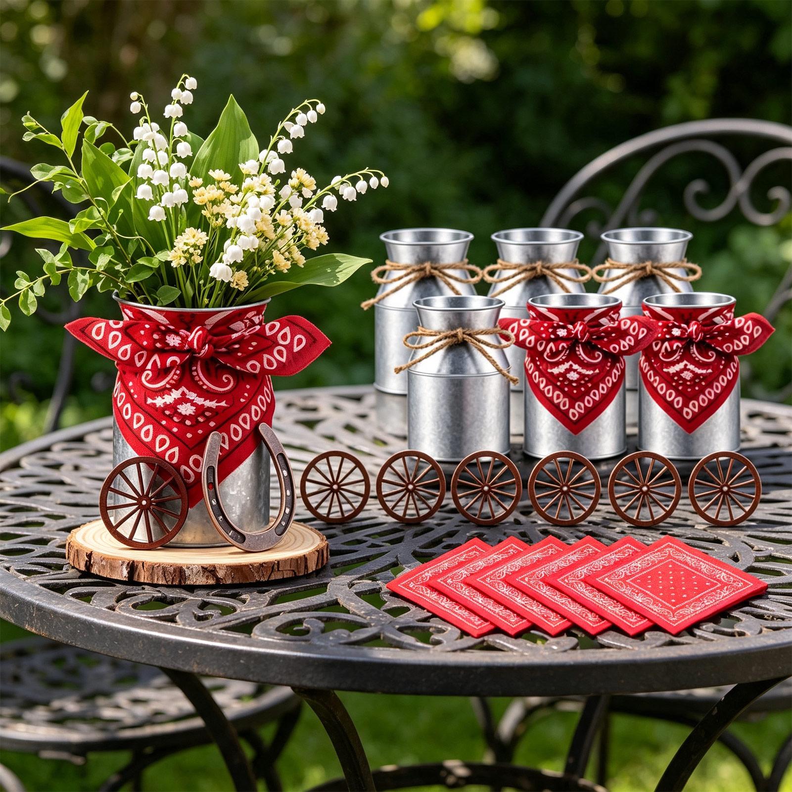 Centres de table western pour  - Wedding Supply Rentals avis et prix